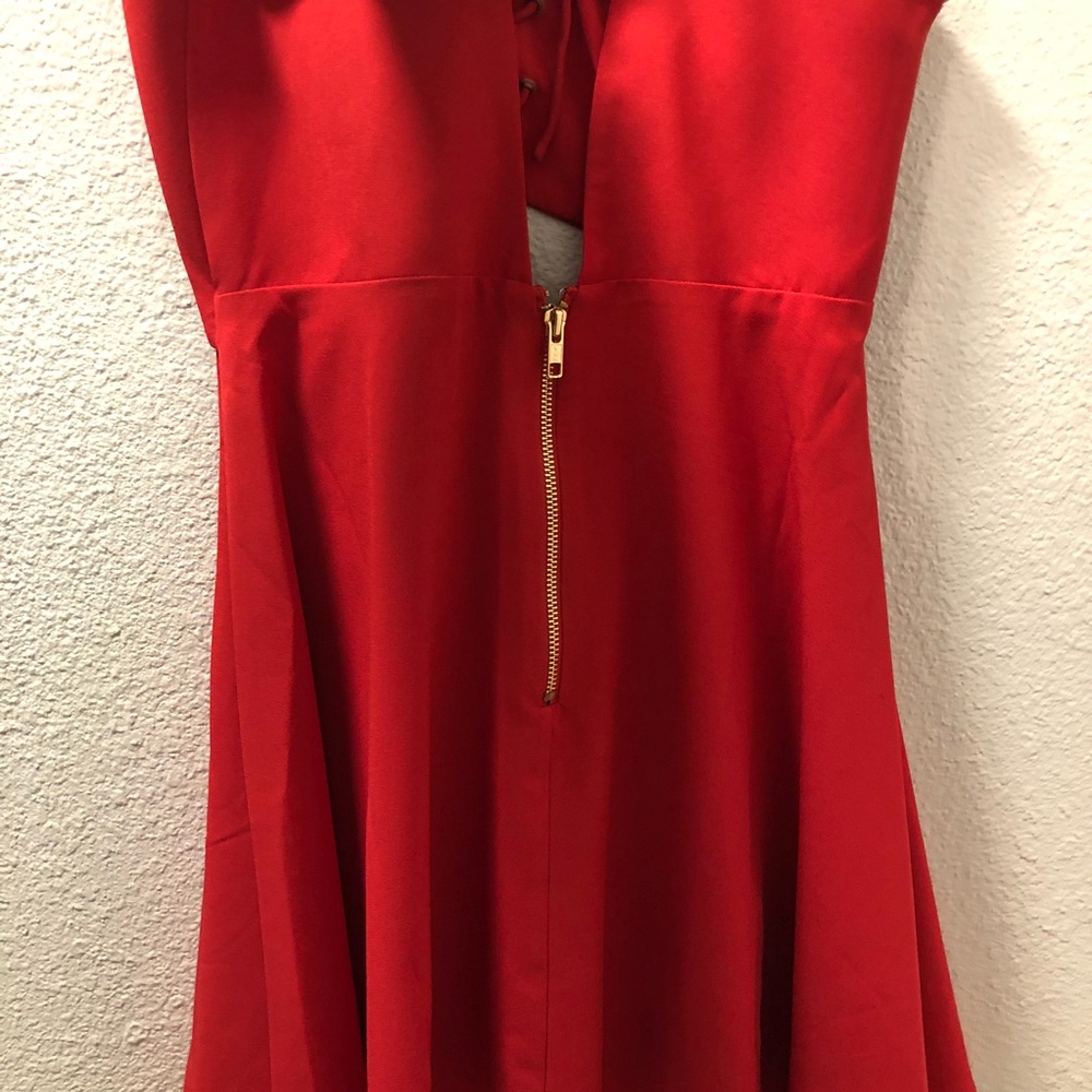 NBD X Naven Twins Beyond Love Lace Up Mini Dress - Picture 6 of 8
